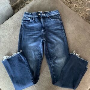 MOTHER Insider Crop Step Fray size 26
